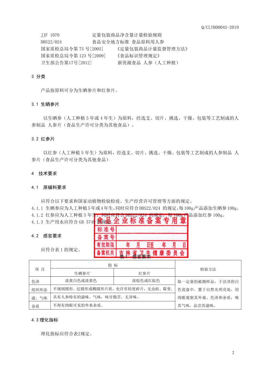 QCLYB 0004 S-2019 人参片.pdf_第3页