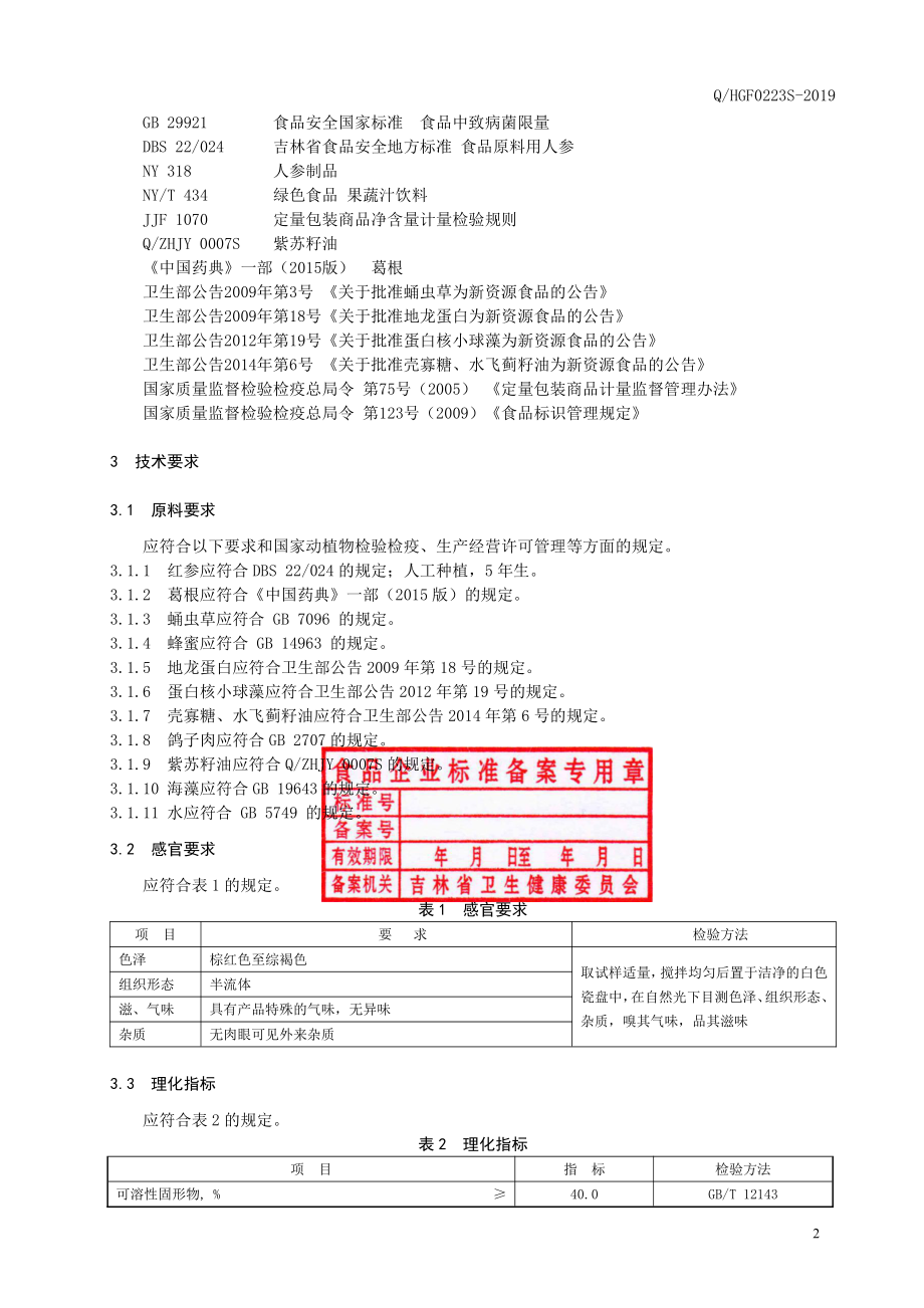 QHGF 0223 S-2019 红参蛹虫草地龙蛋白膏.pdf_第3页