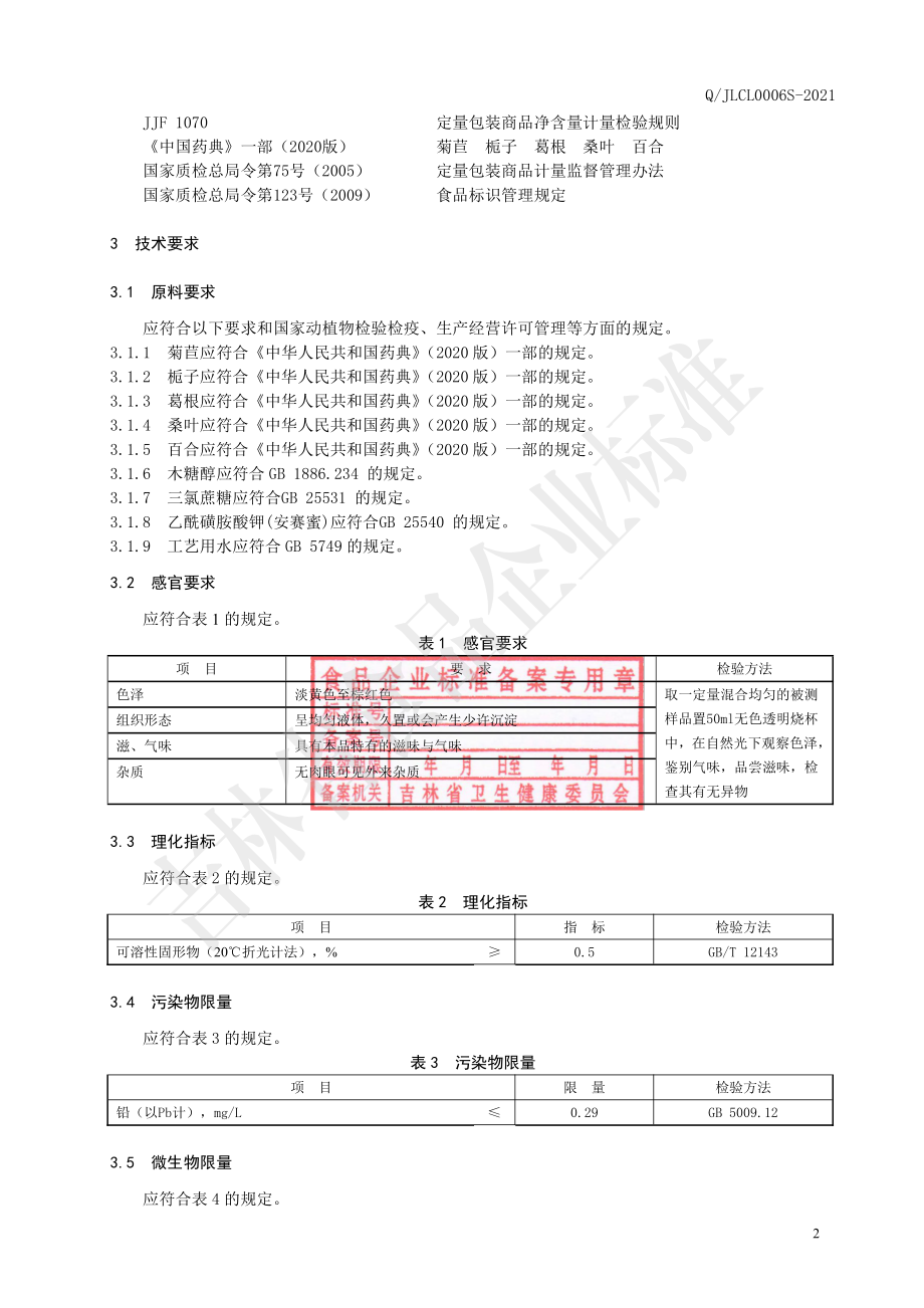 QJLCL 0006 S-2021 菊苣栀子饮.pdf_第3页