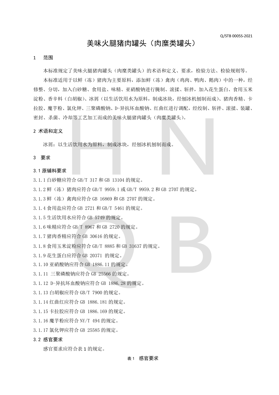 QSTB 0005 S-2021 美味火腿猪肉罐头（肉糜类罐头）.pdf_第3页