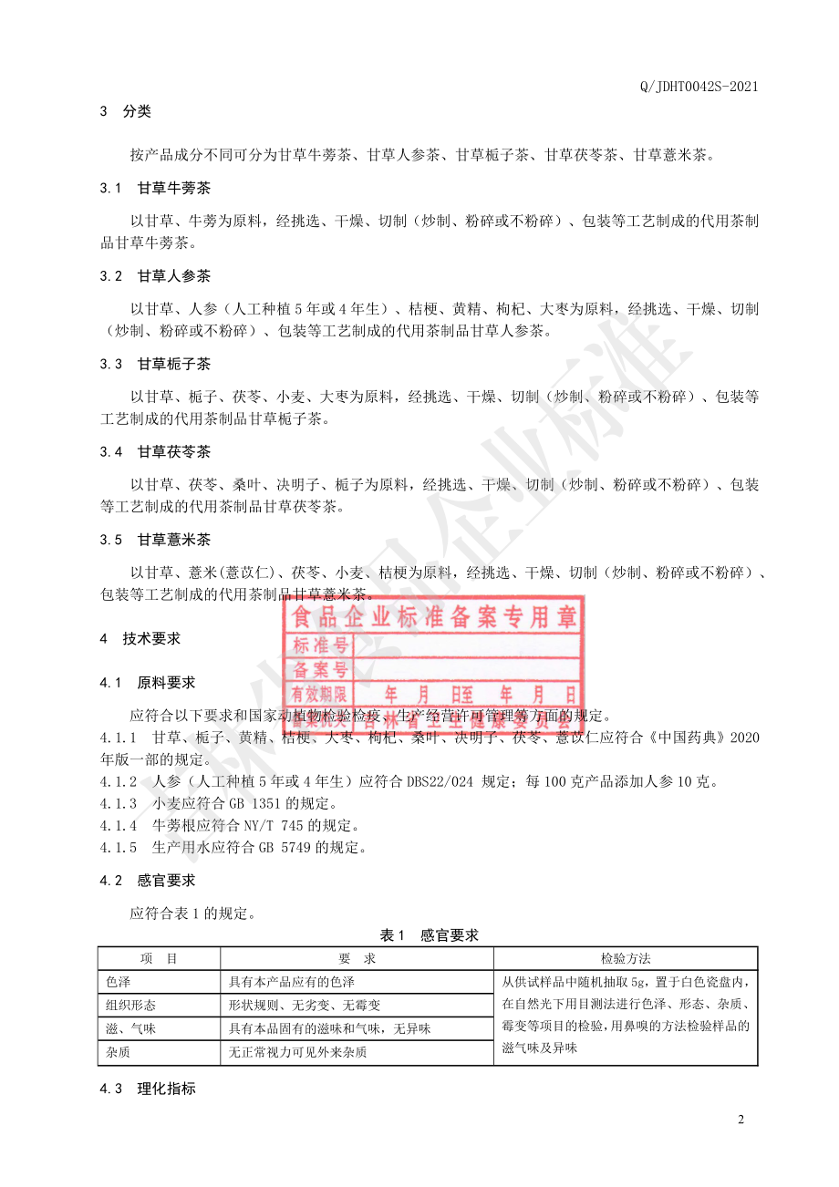 QJDHT 0042 S-2021 甘草系列代用茶.pdf_第3页