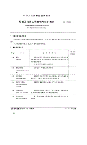 GB 12466-1990船舶及海洋工程腐蚀与防护术语.pdf