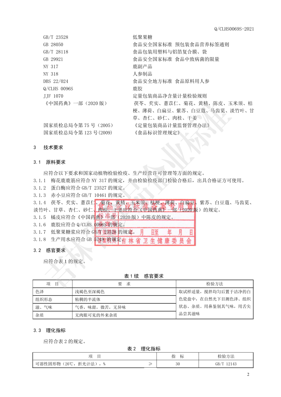 QCLHS 0069 S-2021 鹿筋茯实膏.pdf_第3页