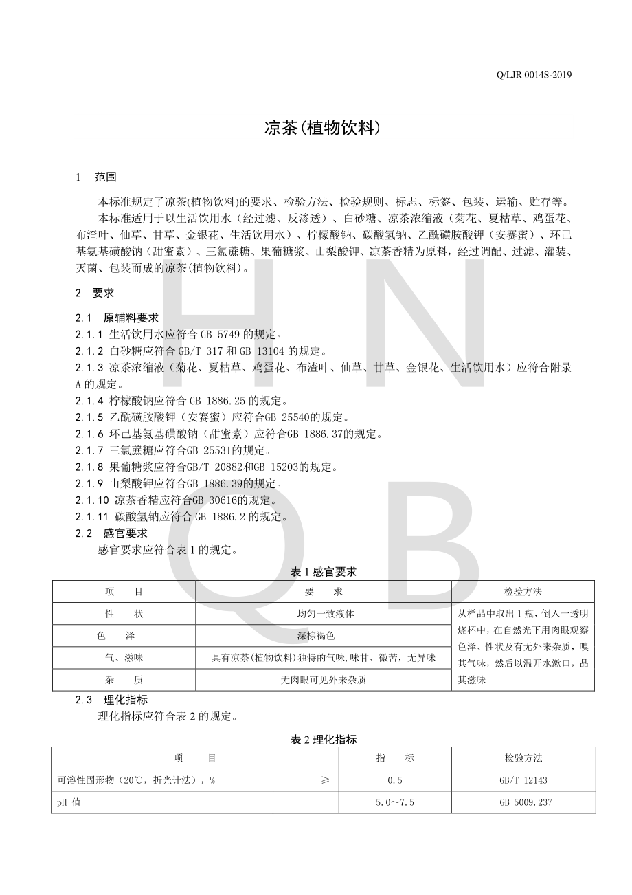 QLJR 0014 S-2019 凉茶(植物饮料).pdf_第3页