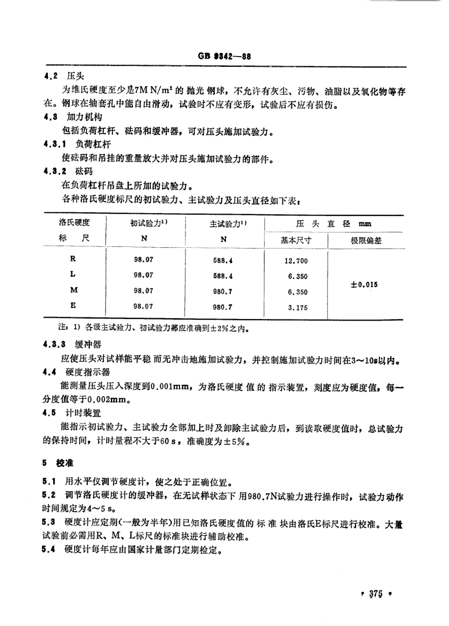 GBT 9342-1988 塑料洛氏硬度试验方法.pdf_第2页