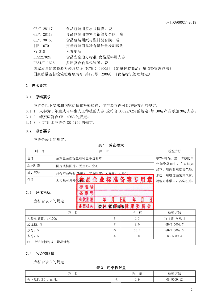 QJLQW 0002 S-2019 人参蜜片.pdf_第3页