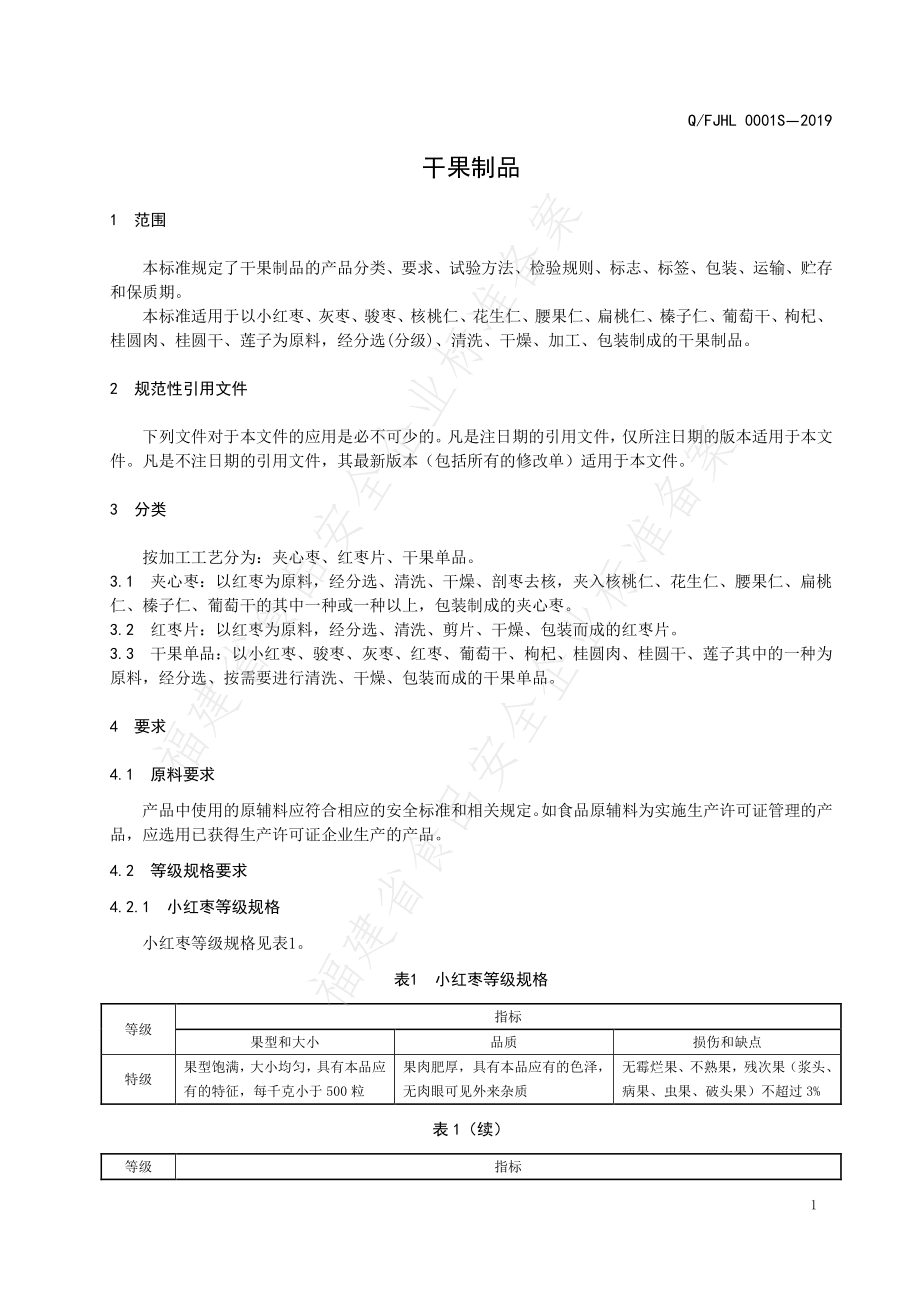 QFJHL 0001 S-2019 干果制品.pdf_第3页