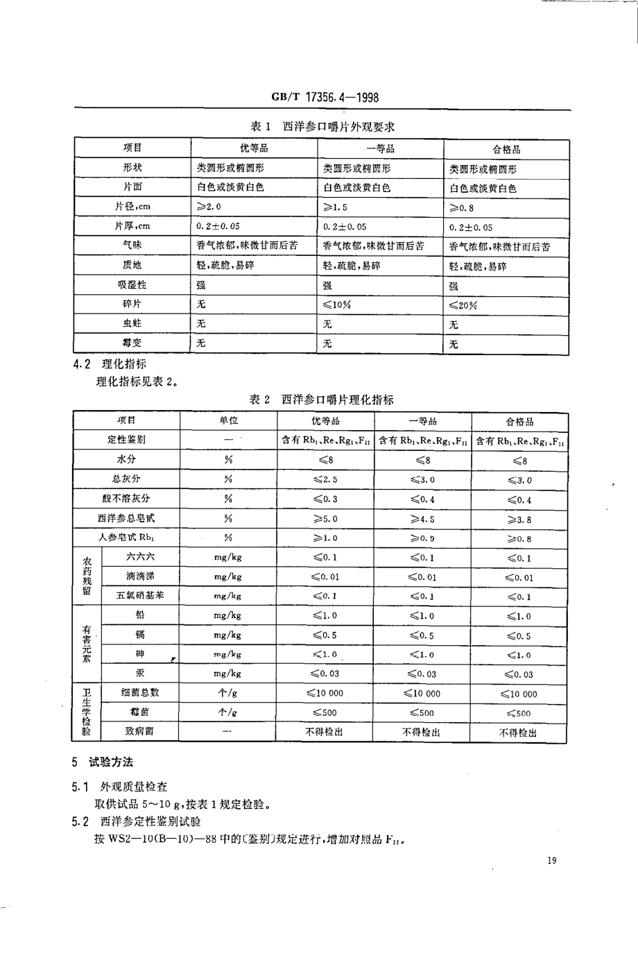 GBT 17356.4-1998 西洋参口嚼片分等质量标准.pdf_第3页