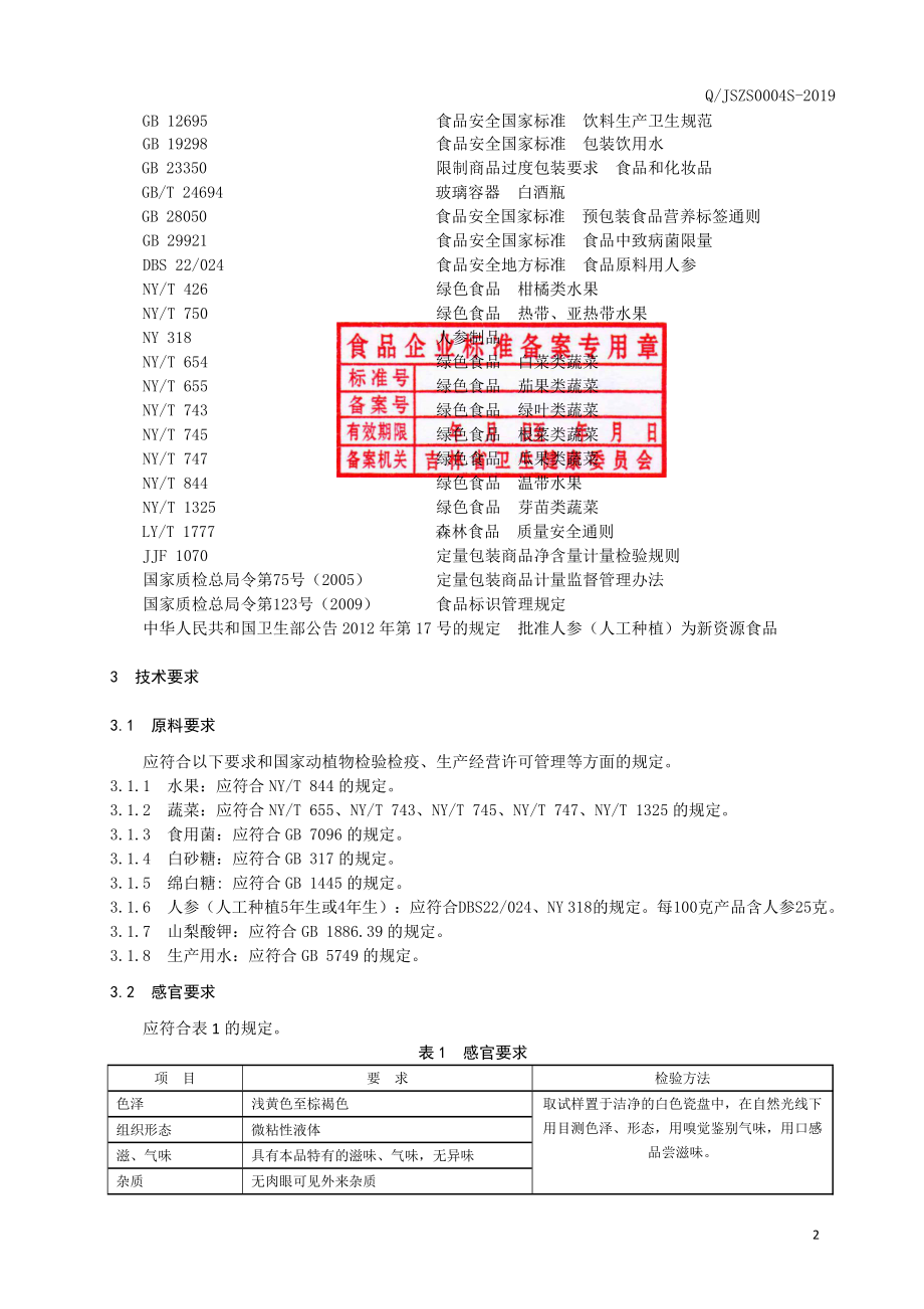 QJSZS 0004 S-2019 人参复合发酵饮料.pdf_第3页