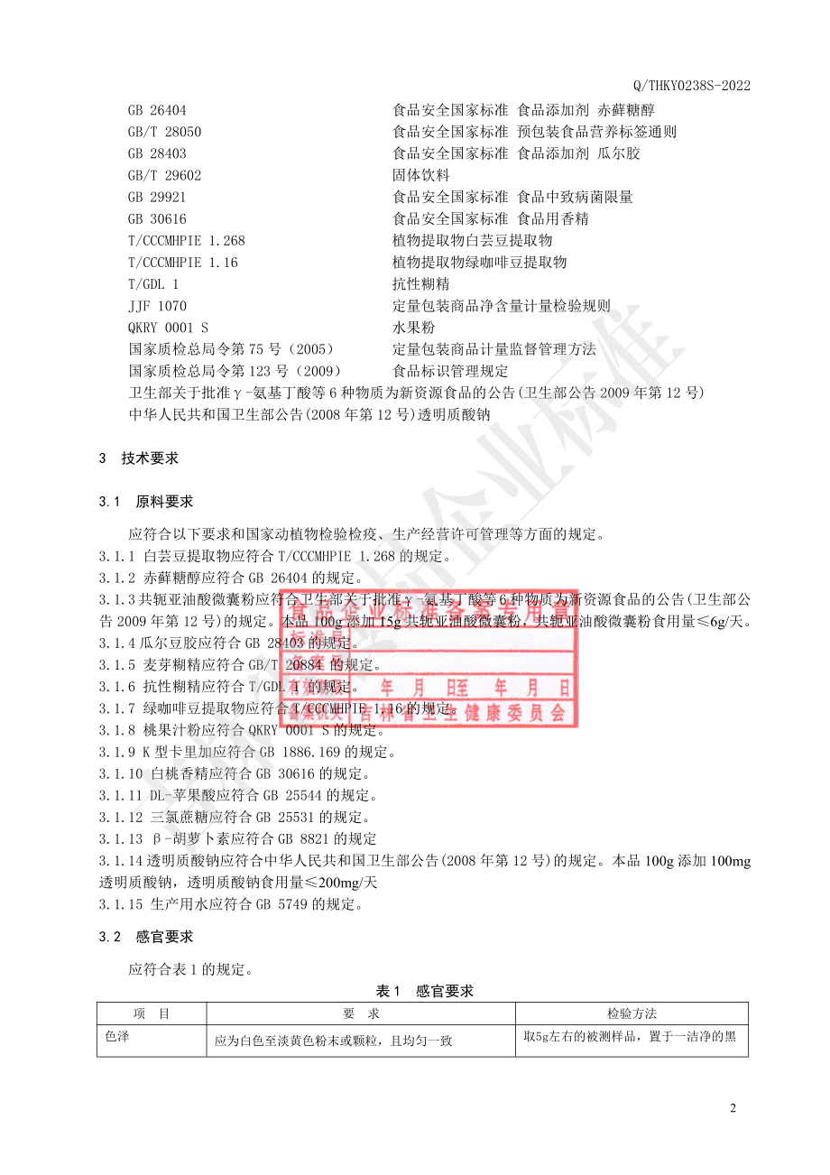 QTHKY 0238 S-2022 白芸豆绿咖啡固体饮料.pdf_第3页