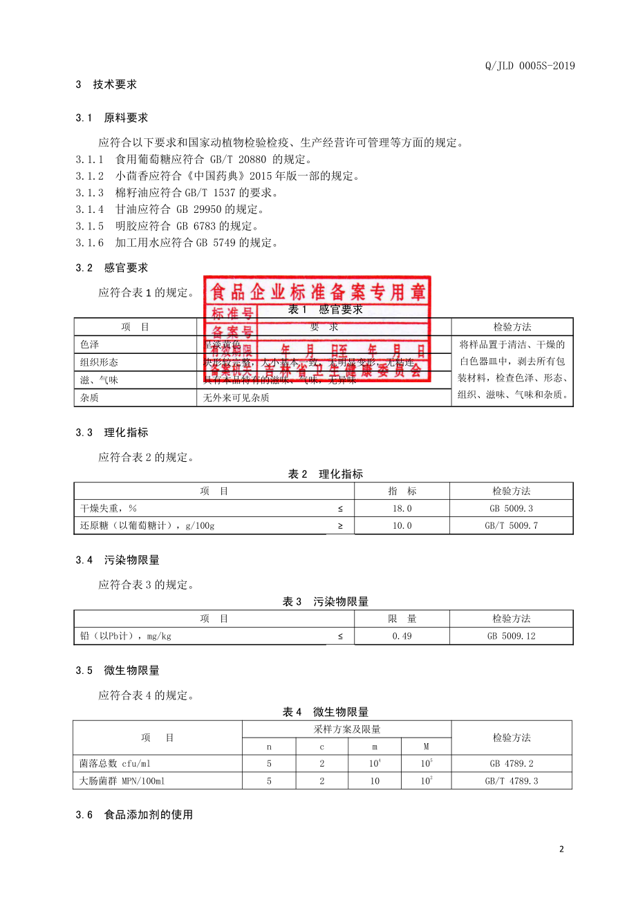 QJLD 0005 S-2019 茴香凝胶糖果.pdf_第3页