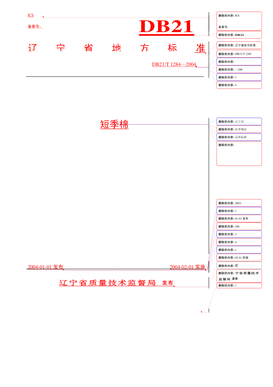 DB21T 1284-2004 短季棉.pdf_第1页