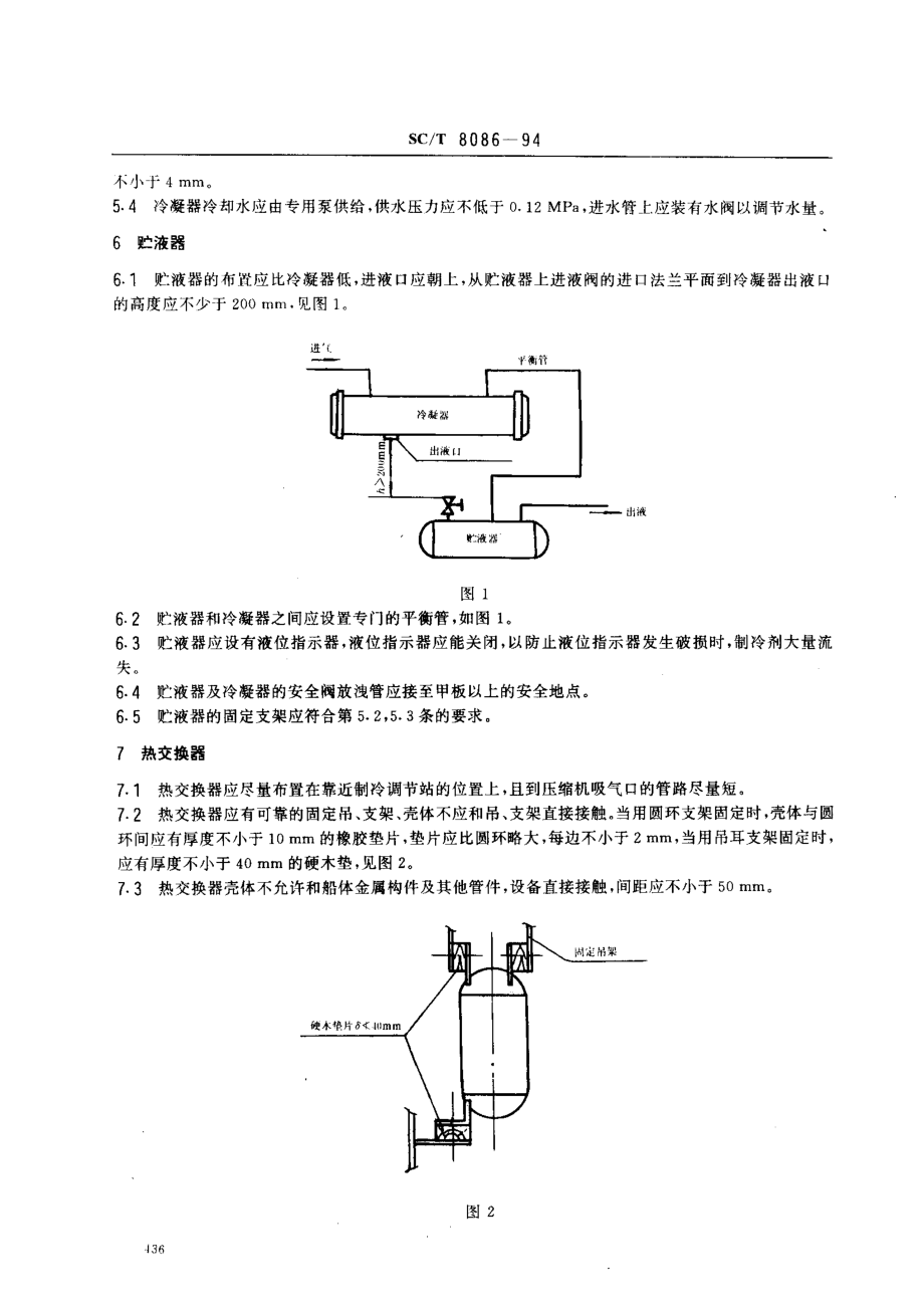 SCT 8086-1994 渔船制冷机组安装技术要求.pdf_第2页