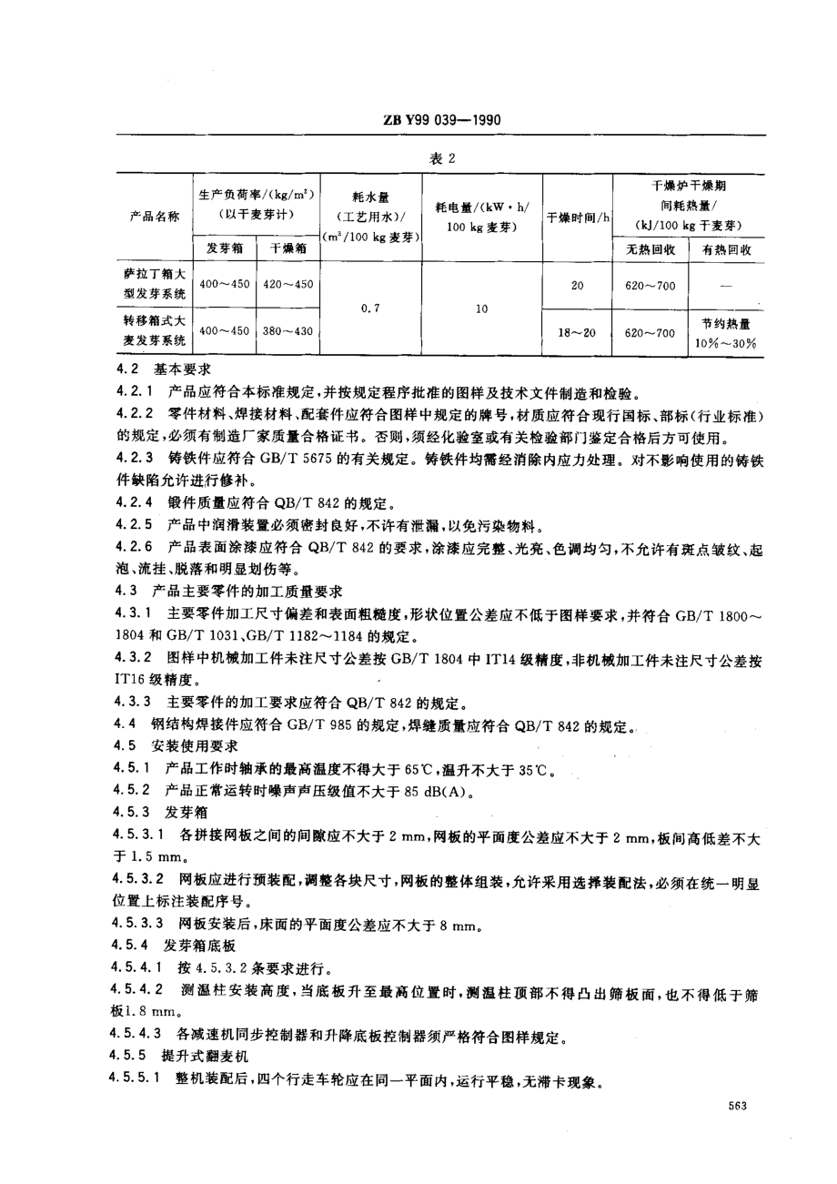 ZBY99039-1990箱式大麦发芽系统.pdf_第3页