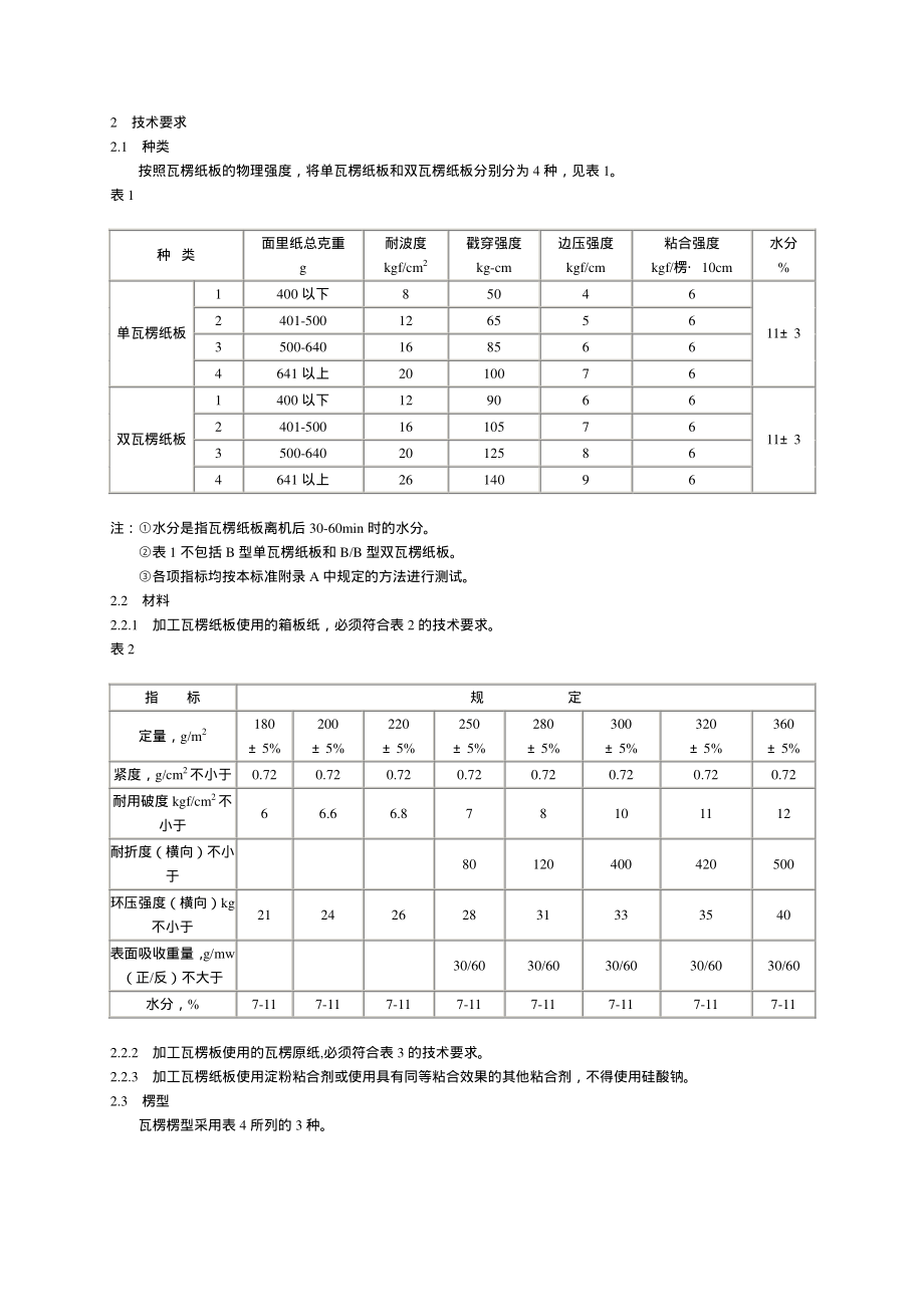 瓦楞纸板、瓦楞纸箱及其材料的国家标准、行业标准及有关标准.pdf_第3页