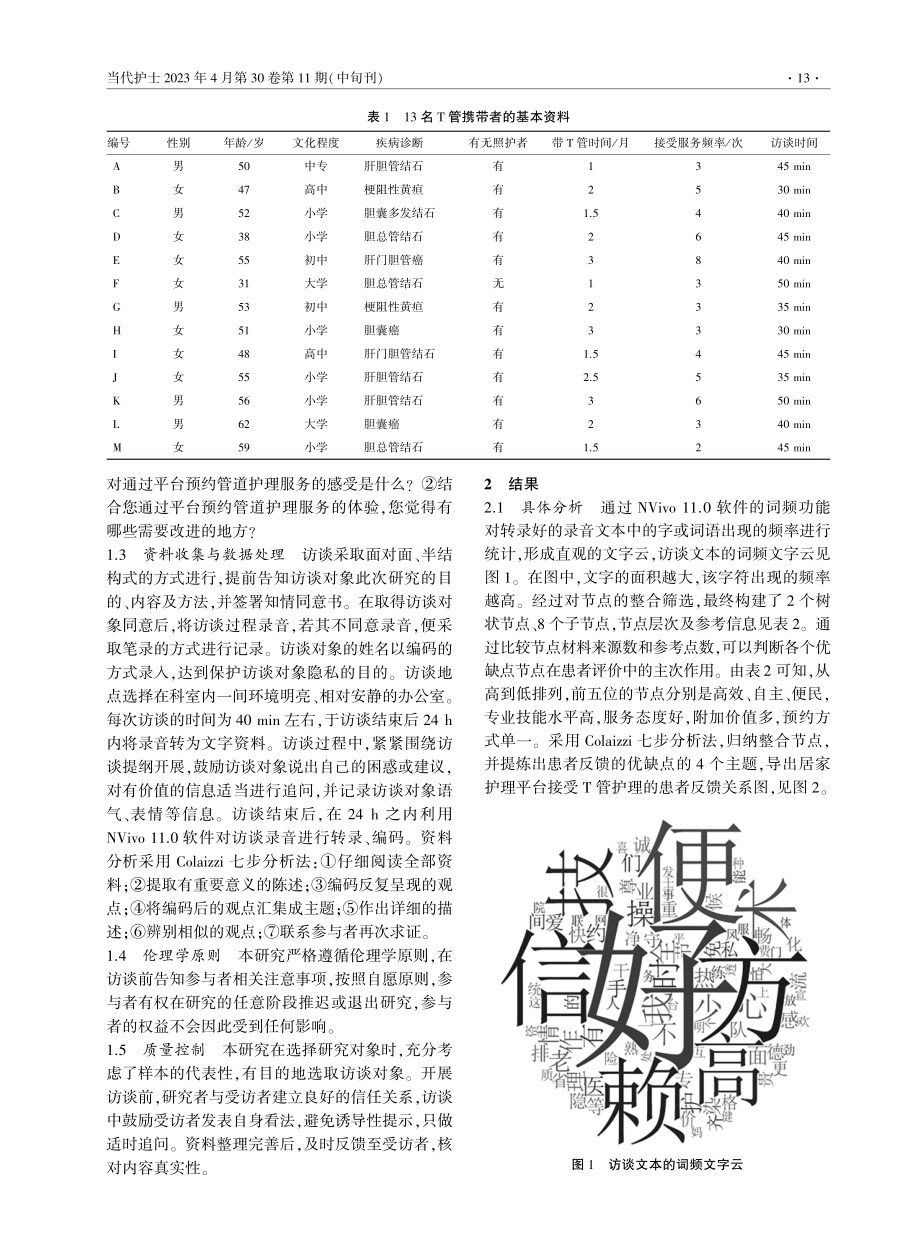 T管带管患者对居家护理平台服务效果评价的质性研究.pdf_第2页