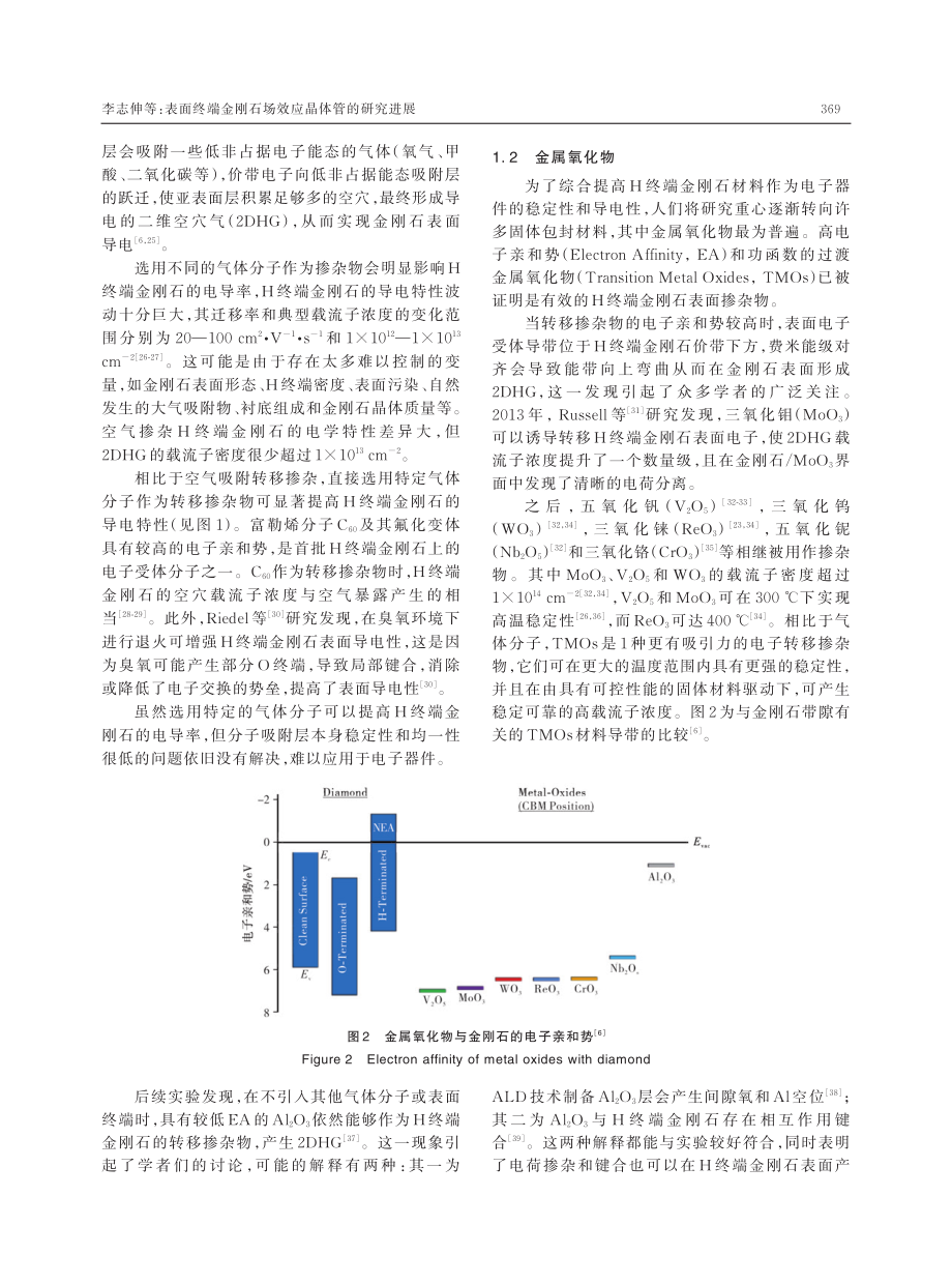 表面终端金刚石场效应晶体管的研究进展.pdf_第3页