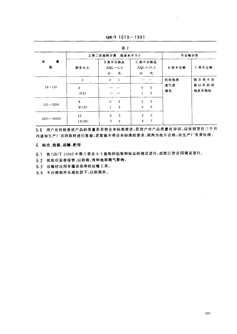 QBT 1019-1991 水松纸 (附水松原纸).pdf_第3页