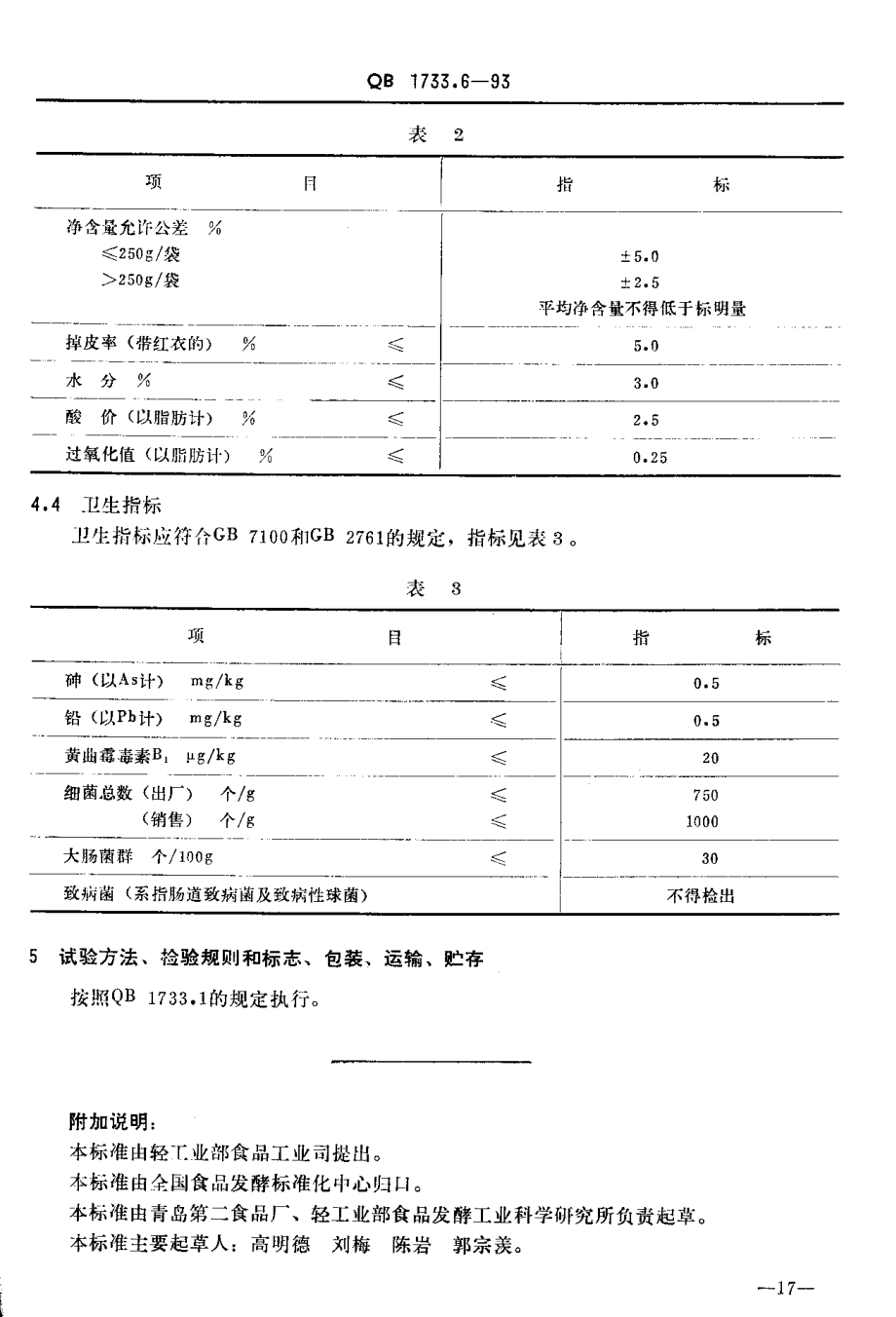 QBT 1733.6-1993 烤花生仁.pdf_第3页