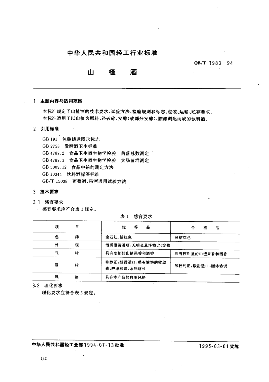 QBT 1983-1994 山楂酒.pdf_第1页