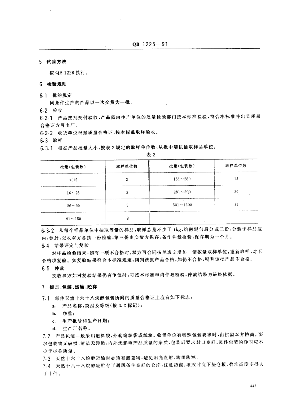 QBT 1225-1991 天然十六十八烷醇.pdf_第2页