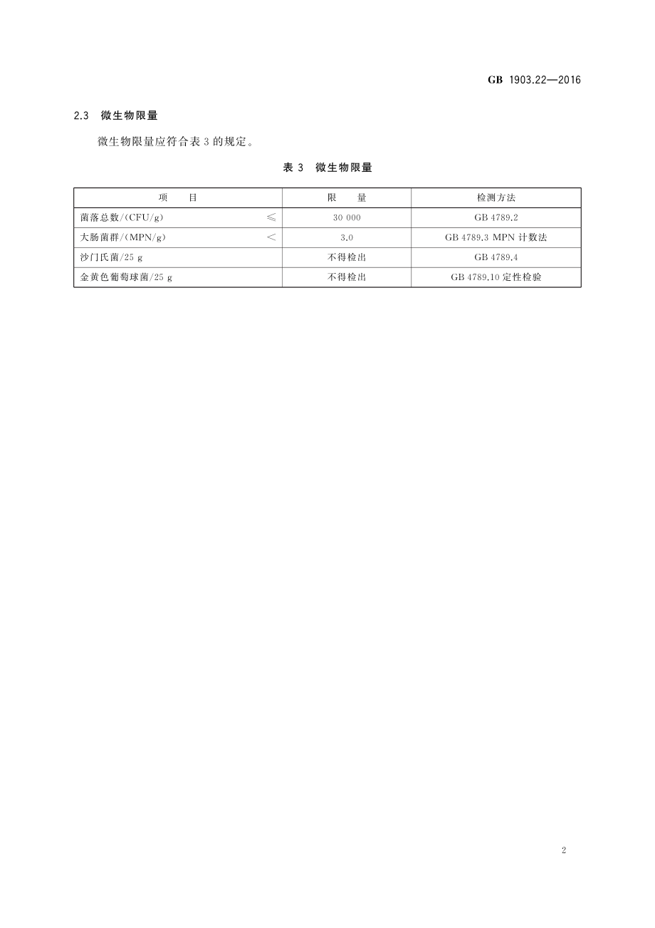 GB 1903.22-2016 食品安全国家标准 食品营养强化剂 富硒食用菌粉.pdf_第3页