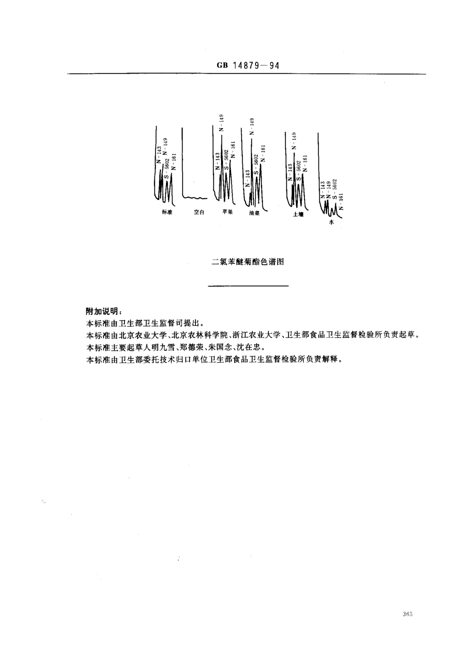 GB 14879-1994 食品中二氯苯醚菊酯残留量的测定方法.pdf_第3页