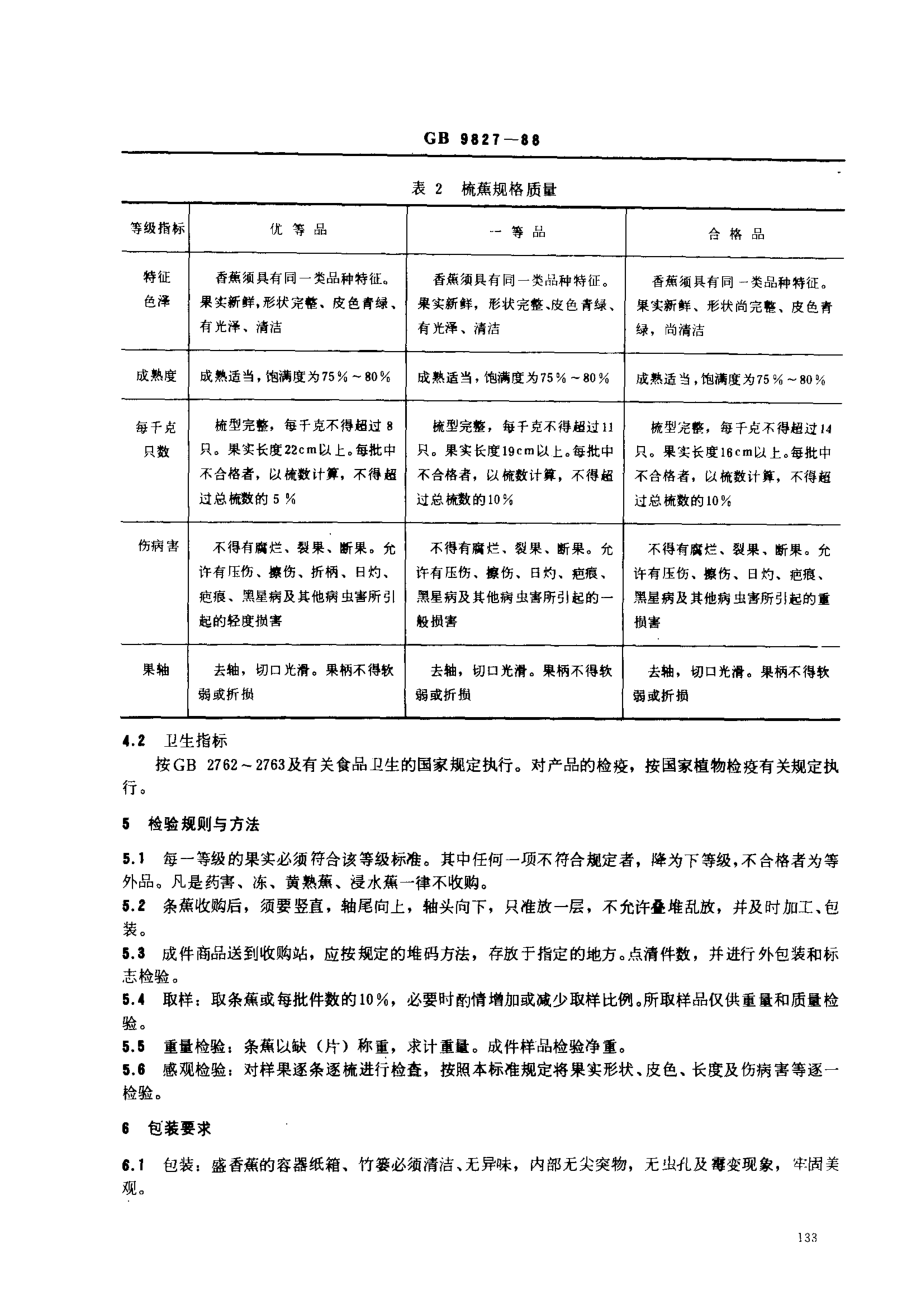 GBT 9827-1988 香蕉.pdf_第3页