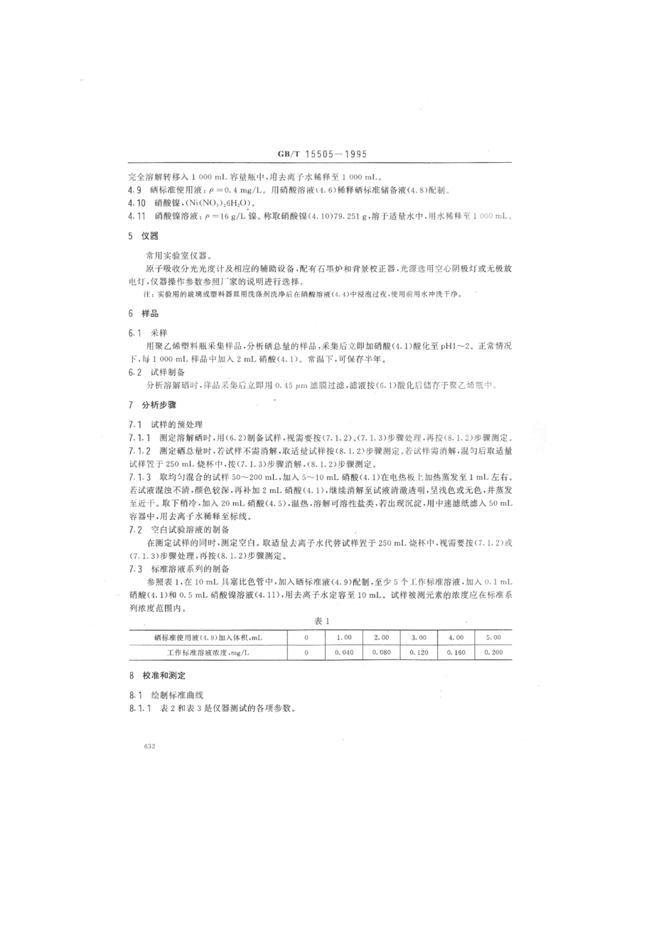 GBT 15505-1995 水质 硒的测定 石墨炉原子吸收分光光度法.pdf_第2页