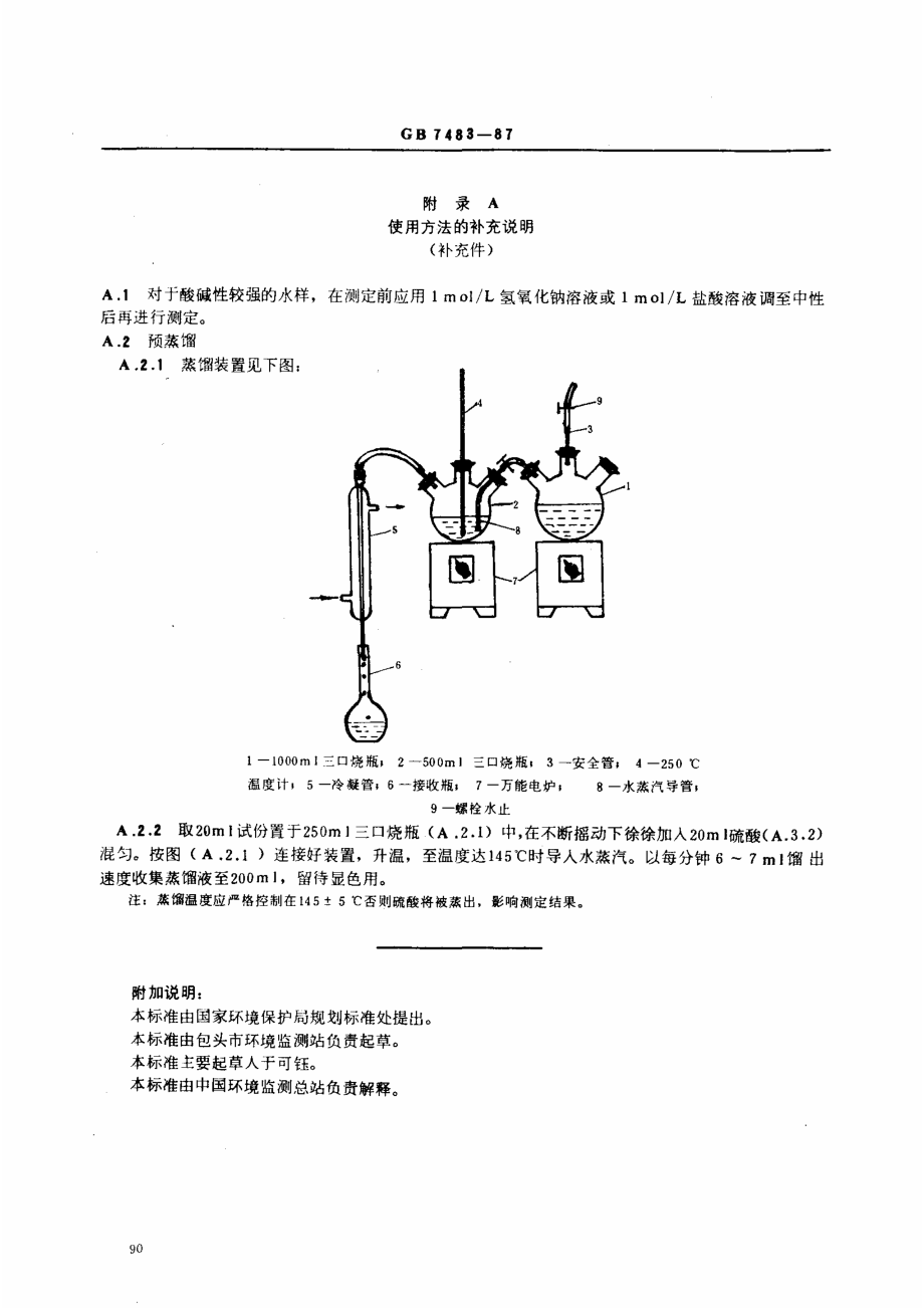 GBT 7483-1987 水质 氟化物的测定 氟试剂分光光度法.pdf_第3页