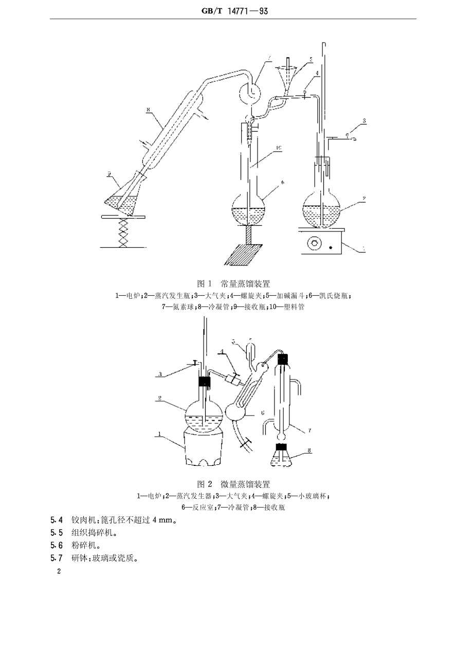 GBT 14771-1993 食品中蛋白质的测定方法.pdf_第2页