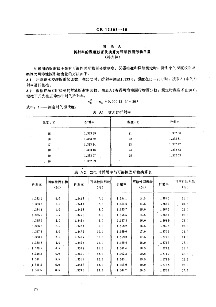 GBT 12295-1990 水果、蔬菜制品 可溶性固形物含量的测定 折射仪法.pdf_第3页