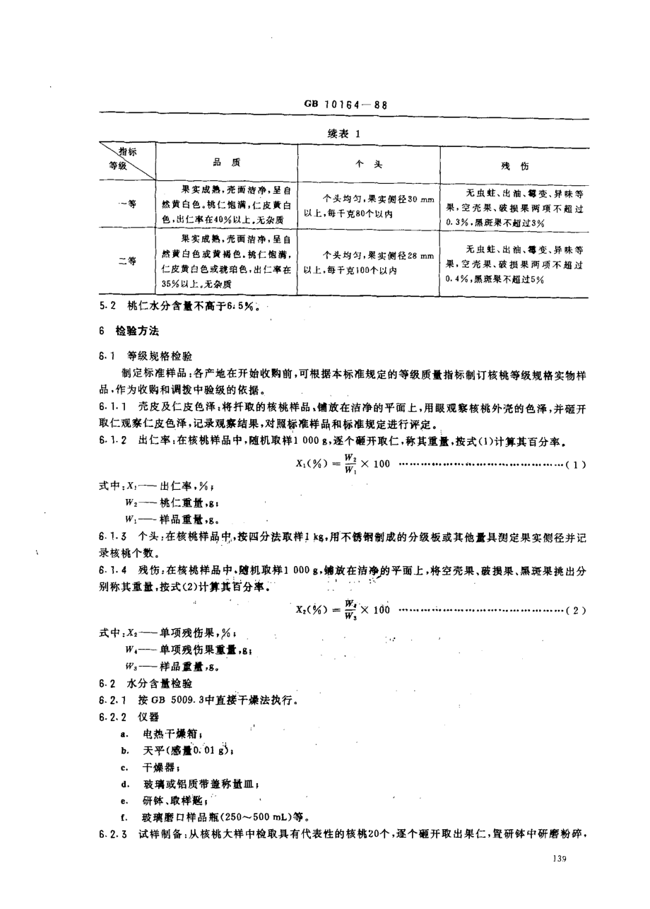 GB 10164-1988 核桃.pdf_第2页