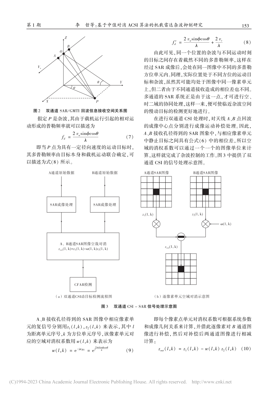 基于中值对消ACSI算法的机载雷达杂波抑制研究_李哲.pdf_第3页