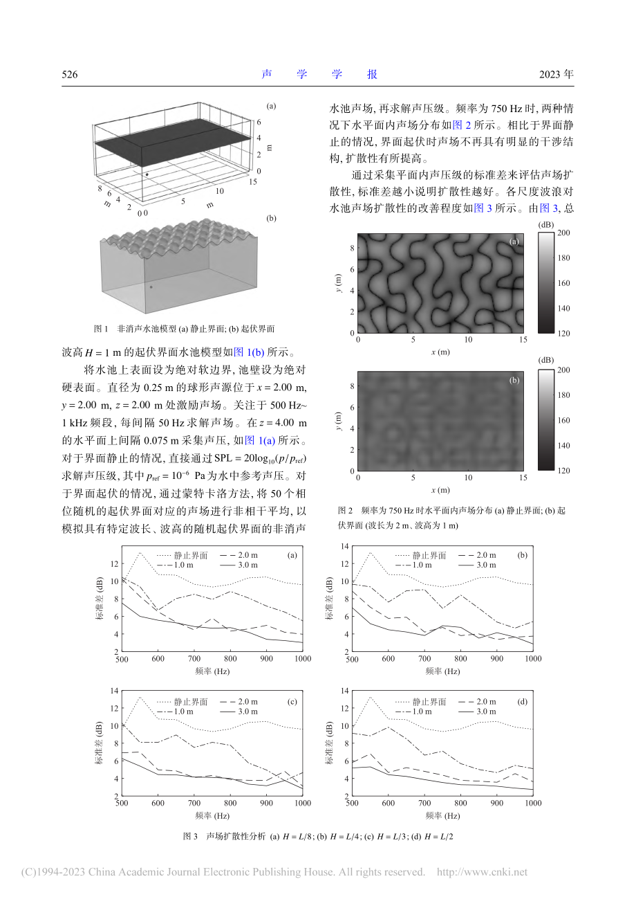 利用起伏界面改善非消声水池中的声功率测量_谢丁丁.pdf_第3页