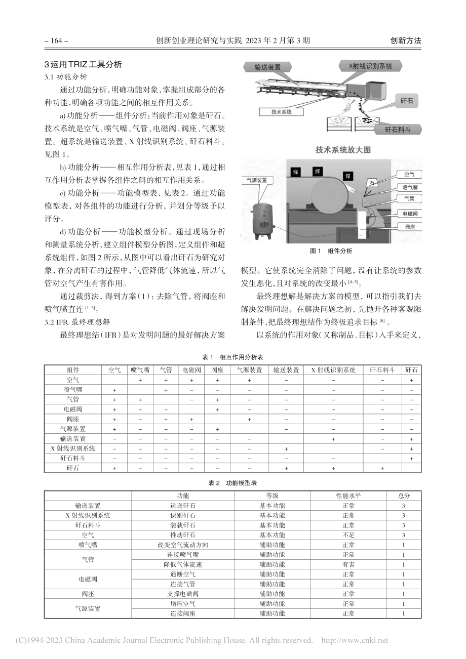 利用TRIZ创新方法提高智能干选机矸石分离率_张伟.pdf_第2页