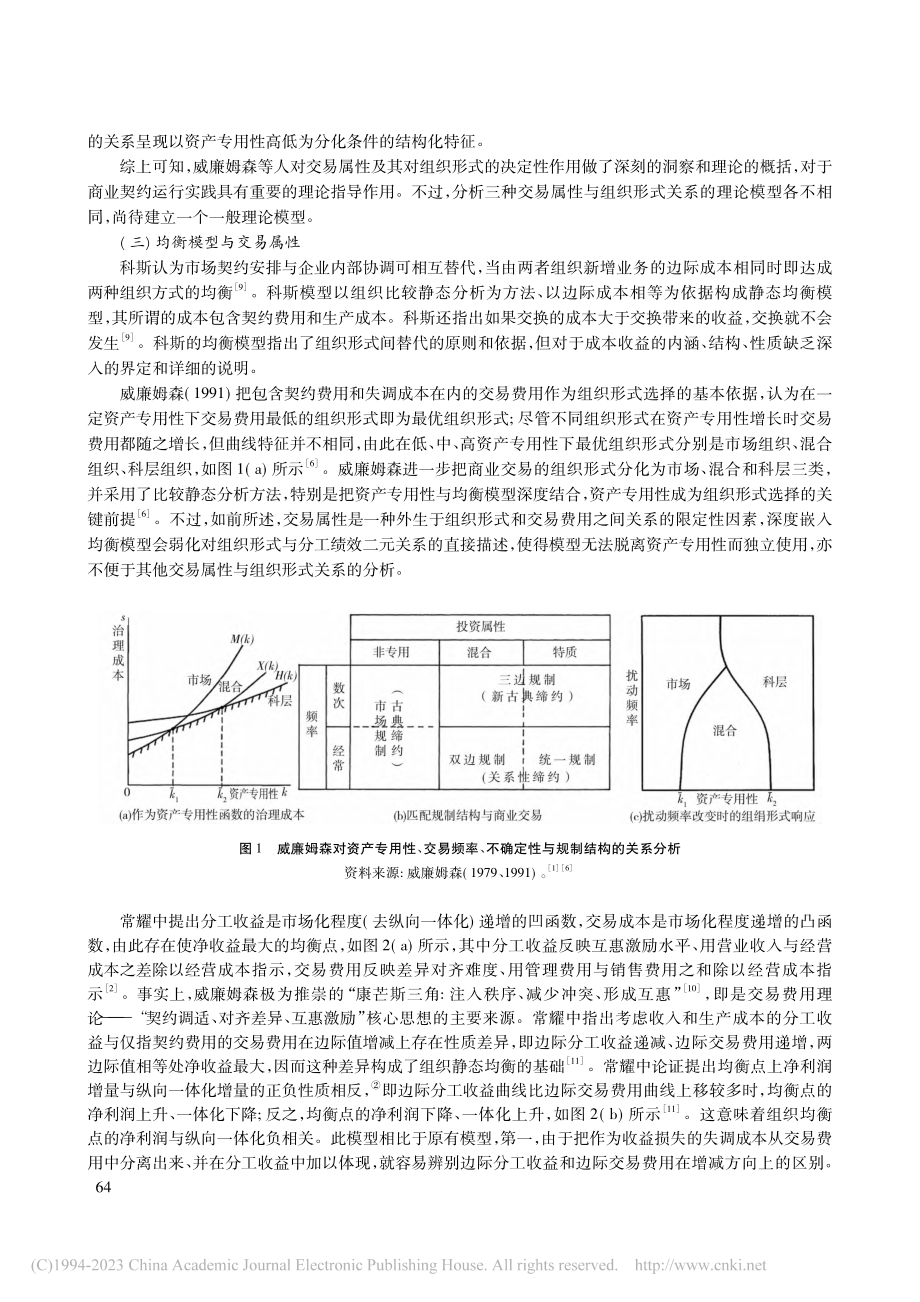 交易属性与纵向组织形式选择_常耀中.pdf_第3页