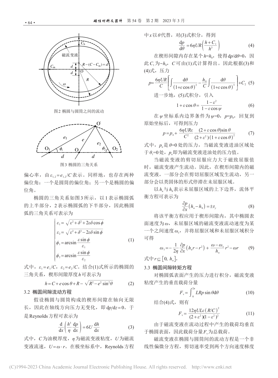 具有楔形间隙的圆筒式磁流变液离合器传动性能研究_赵金涛.pdf_第3页