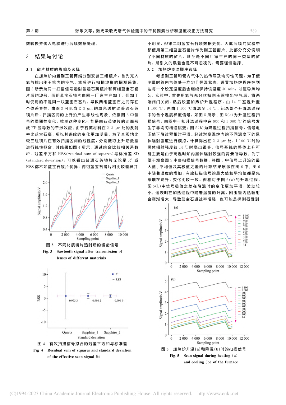 激光吸收光谱气体检测中的干...因素分析和温度校正方法研究_张乐文.pdf_第3页