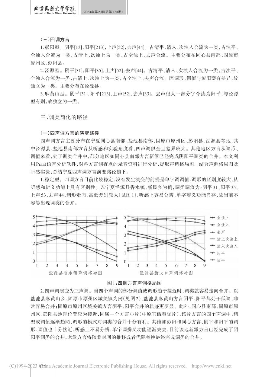 宁夏方言的声调类型及调类合并分析_张秋红.pdf_第3页