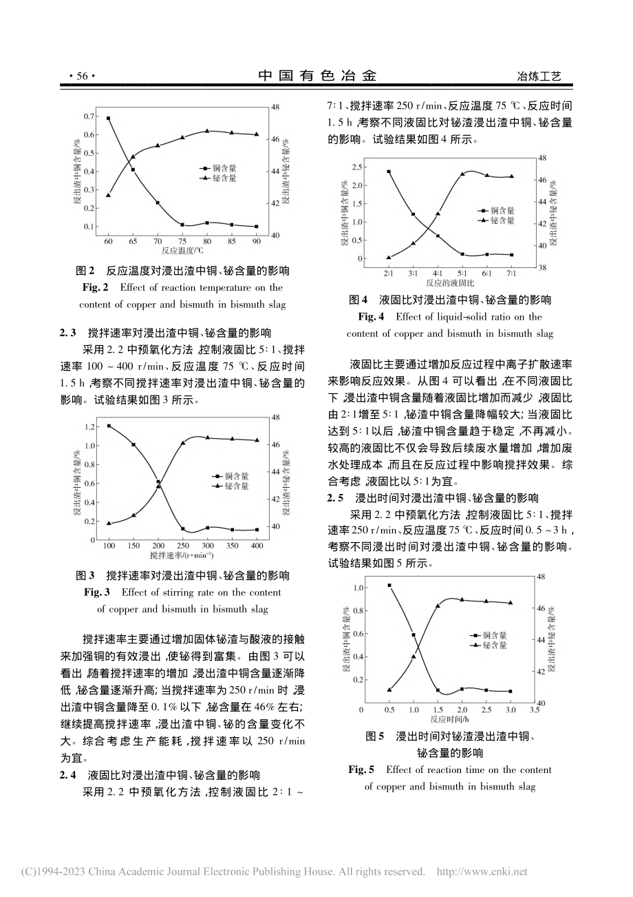 浓硫酸预氧化-浸出工艺处理铋渣_赵祝鹏.pdf_第3页