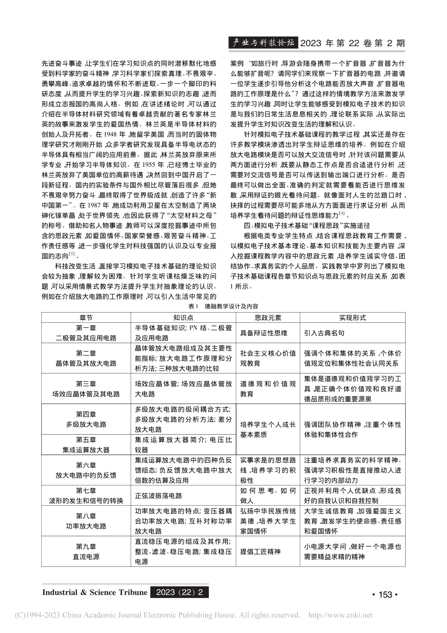 模拟电子技术基础课的“课程思政”路径研究_贡益明.pdf_第2页