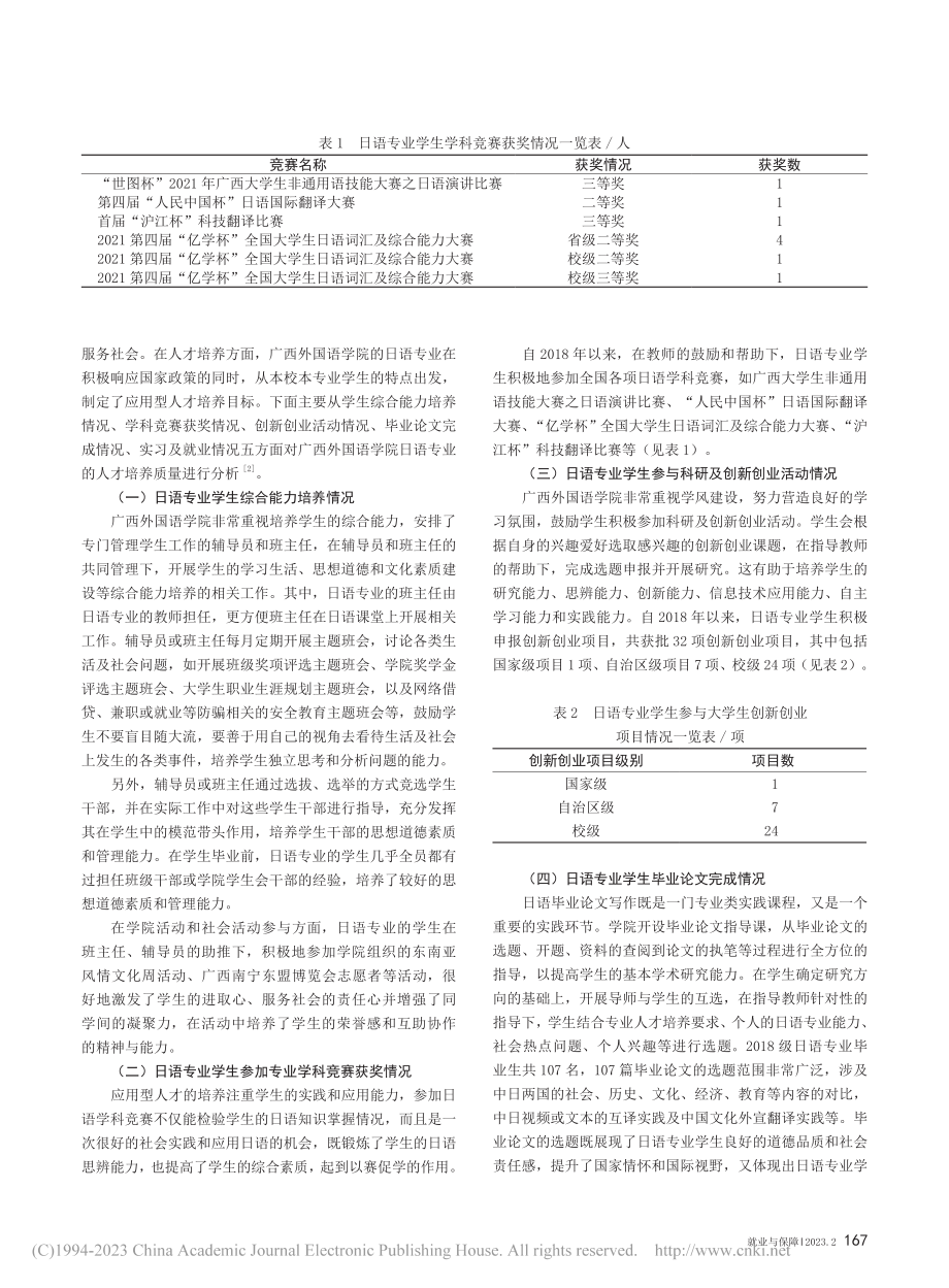 民办本科高校日语专业应用型...究——以广西外国语学院为例_卢小英.pdf_第2页