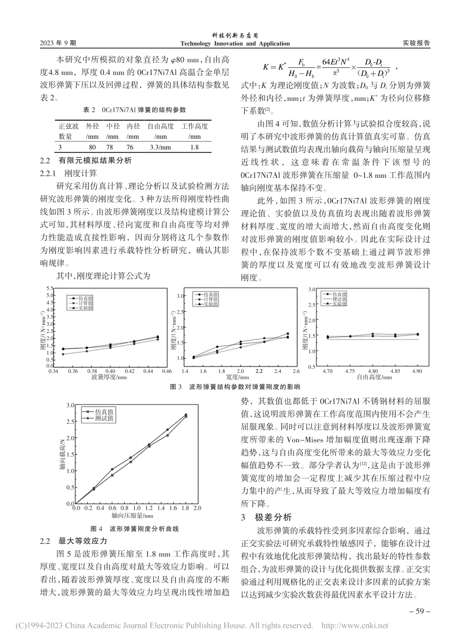 某航空密封件波形弹簧力学性能分析_袁红彬.pdf_第3页