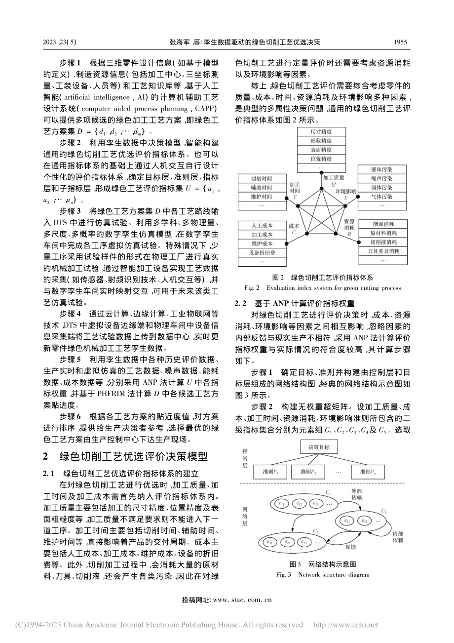 孪生数据驱动的绿色切削工艺优选决策_张海军.pdf_第3页