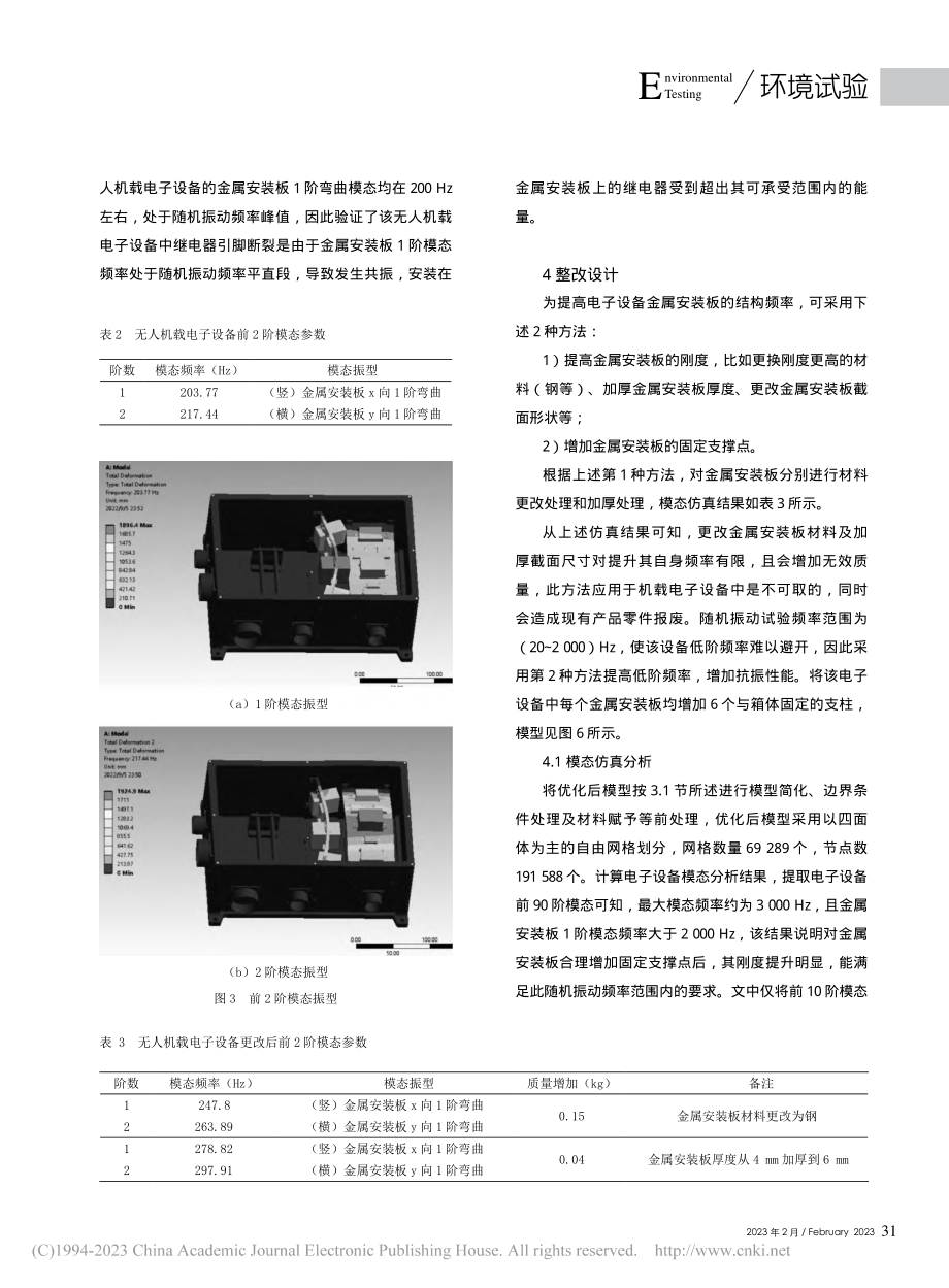 某无人机载电子设备随机振动试验故障分析_高碧祥.pdf_第3页