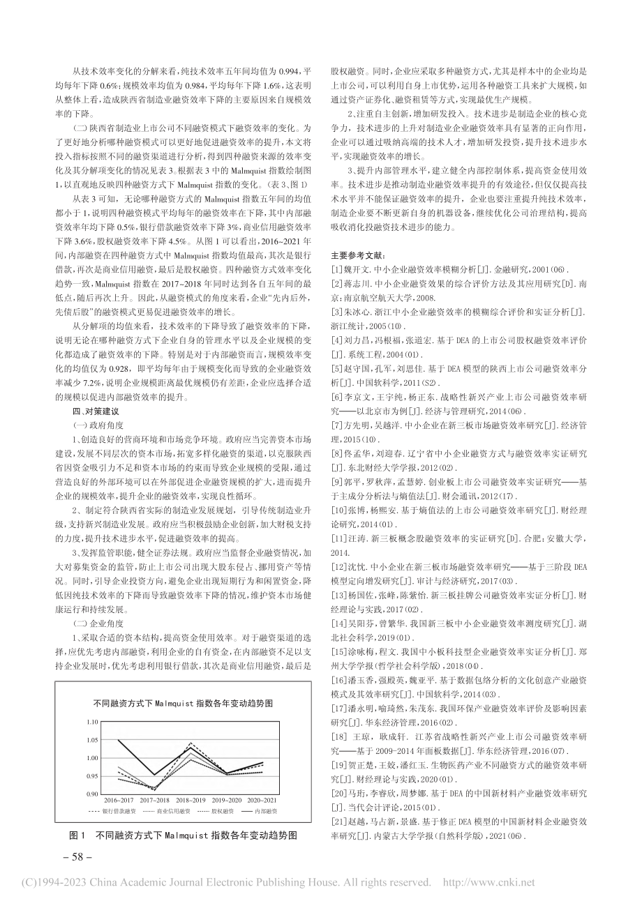 陕西省制造业上市公司融资效率评价_方宇凡.pdf_第3页