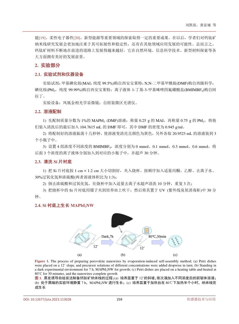 溶液法生长钙钛矿纳米线.pdf_第3页