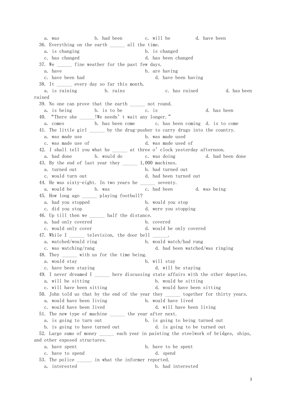 外研版(一起)英语六下 Module 5 Unit 2 练习题 试题.pdf_第3页