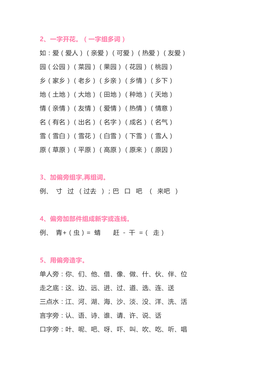 一年级下册语文知识点终极版.pdf_第3页